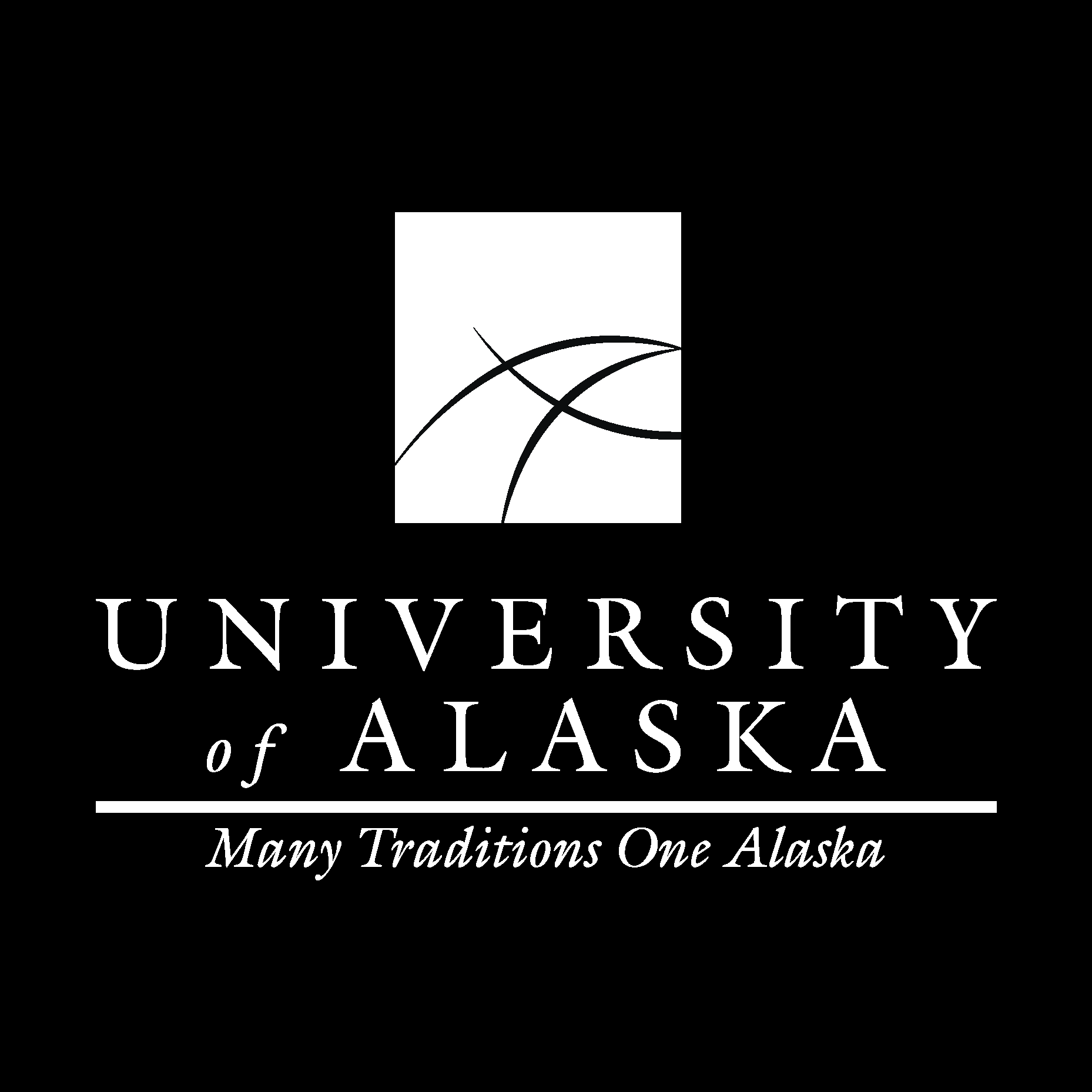University Of Alaska Black Logo Vector Logo